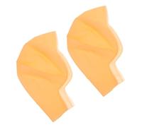 Alasum 2pcs Childrens Skin Tone Latex Bald Caps for Halloween Costume Parties Realistic Bald Head Cover for Makeup Cosplay Stage Plays Easy Wear and Natural Looking Wig Cap