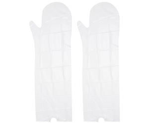 Alasum 2pcs Disposable Bathing Cover for Hand Injury Pack Protective Shower Sleeve for Wound Care at Home