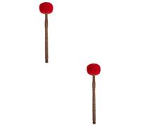 Alasum 2pcs Felt Singing Bowl Mallet Tibetan Wooden Stick for Sound Bowl for Meditation and Relaxation