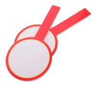 Alasum 2Pcs Handheld Double-sided Writable Scoreboards Dry Erase Boards for Sports Events and Judges Portable Lightweight Scoring Paddles with Smooth Surface and Structure