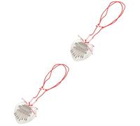 Alasum 2pcs Heart Shape Thumb Piano Key Miniature Kalimba for Beginners Ergonomic Design Smooth for Boy Girl and Family Music Enjoyment