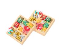 Alasum 2pcs Miniature Candy Model Dollhouse Accessories Colorful Mini Candy Decoration for Christmas Portable Festive Ornament for Home Decor and Pretend Play Versatile Holiday Craft