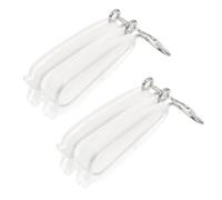 Alasum 2pcs Nose Shaper Clip Silicone Nose up Lifting Device with Ergonomic Design for Comfortable and Beauty Enhancement Silver Colour Suitable for Daily Facial Care