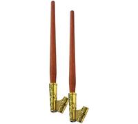 Alasum 2pcs Oblique Calligraphy Pen Nib Holder with Comfortable Grip, Classic Wooden and Iron Alloy Material, Easy to Clean and Maintain, for English Calligraphy Practice and Artistic