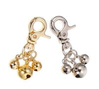 Alasum 2pcs Pet Pendant Accessories Collar Charms Versatile Use Adjustable Position Zinc Alloy Sturdy Material 1.97x1.18x0.51in Pet Identification for Cat Dog Training Charm Bell