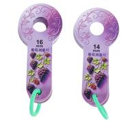 Alasum 2pcs Plastic Fruit Diameter Measuring Caliper for Cherry and Grape, Fruit Size Sorter with Purple Plastic Material, for Sorting after Harvest and Farmer Markets, Helps Reduce