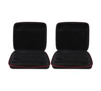 Alasum 2pcs Portable Handheld Microphone Bag with Zipper Wireless Mic Carrying Case for Mics Streamlined Quick Access and Padded Storage for Karaoke Singing and Travel Events