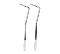 Alasum 2pcs Silver Metal Electric Guitar Tremolo Arm with Threaded Tip, Easy Installation and Reliable Function for Electric Guitar Tremolo System Accessories