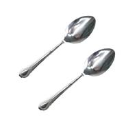 Alasum 2pcs Silver Mind Bending Spoon Props Set for Close-up Performance and Stage Show, Funny Spoon Bending for Party Entertainment and Adult Tricks
