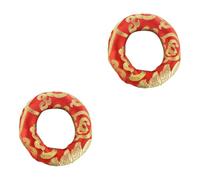 Alasum 2pcs Singing Bowl Pad Buddha Sound Bowl Pads Ritual Instrument Mat Craft Decoration Random Color