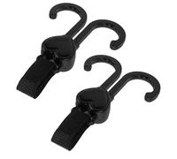 Alasum 2Pcs Stroller Hooks with Double Clips, Universal Pram Carriage Hook for Diaper Bags, Water Bottles, and Outdoor Use, Compatible with Wheelchairs, Shopping Carts, and Pet Strollers
