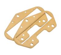 Alasum 2pcs Tl Electric Guitar Pickup Copper Base Plates for Singlecoil Tl Style Pickups, Brass Material with High Conductivity, Reliable Performance to Eliminate Tonal and Output Loss,