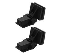 Alasum 2pcs Turntable Lid Accessory Dust Cover Hinge Compatible with AudioTechnica AT-LPW40WN | Record Player Replacement Hinge for Phonograph Cover Support