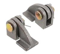 Alasum 2pcs Universal Steel Tailgate Hinge Brackets for Utility Trailers and Dump Trucks, Heavy-Duty Weld-on Pivot Mounts Designed for Truck Bed Gate Repair with Improved Appearance