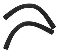 Alasum 2pcs Universal Stroller Handle Covers with Soft Black Sponge Material, Protective Non-Slip Stroller Handlebar Sleeves for Pushchair Grip Replacement