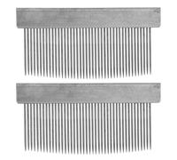 Alasum 2Pcs Violin and Erhu Bow Hair Combing Tools Iron Bow Combs for Hair Grooming and Replacement Luthier Accessories for Orchestral String Instrument Maintenance