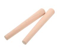 Alasum 2pcs Wooden Fermentation Tamper Pickle Stick for Mason Jar Vegetable Fermentation Tool Easy to Clean Design for DIY Fermenting Kimchi and Sauerkraut