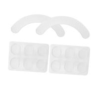 Alasum 2sets Drum Pad Kit Self-adhesive Silicone Mute Mats Snare Mute Stickers for Noise Reduction 14pcs*2