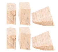 Alasum 2sets Wooden Bow Wedges Fiddlestick Replacement Parts Cello Violin Bow Accessories Wooden Plugs for Instrument Repair