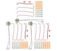 Alasum 3 Sets DIY Fruit Battery Science Kit with Zinc-copper Plates Potato Battery Kit for Student Experiments for School Science Projects