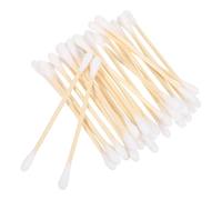Alasum 30pcs Cotton Swabs with Wooden Sticks for Makeup and Ear Cleaning Reinforced Wood Handle for Precision Eyebrow Detailing Nail Polish Correction and Facial Cleansing Portable Travel