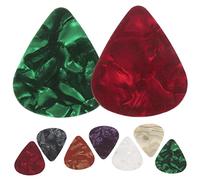 Alasum 30pcs Guitar Picks Electric Acoustic Picks Various Thickness for Enhanced Playing Experience for Music Lovers Guitarists Random Color