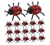 Alasum 30Pcs Realistic Ladybug Models Lifelike Tricky for Halloween April Fools Day Costume Parties for Jokes Decorations Scares