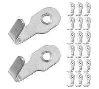 Alasum 30pcs Stainless Steel U Shaped Hooks with Rounded Edges, Rustproof Mini Wall Mount Metal Hooks for Hanging Kitchen Utensils and Towels, Suitable for Small Spaces Behind Doors