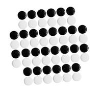 Alasum 360Pcs Go Chess Pieces Melamine Double-Sided Convex Design Black White Small Chess Game Set for School and Home Use Board Game Accessories