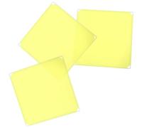 Alasum 3pcs Cat Litter Box Privacy Screen Splash Guard Plastic Enclosure with Black Clips for Large Pet Toilet Tray Protection and Odor Control