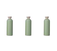 Alasum 3pcs Empty Shower Gel Bottle round Shoulder Flip Cover Pe Material Refillable Storage Container for Household Bathroom Use