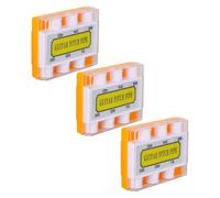 Alasum 3pcs Guitar Tuning Pipe with 6 Tones E A D G B E, Metal Reeds and Abs Shell, Portable Acoustic and Electric Guitar Bass Pitch Pipe for Musicians