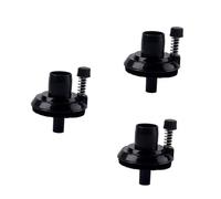Alasum 3pcs Hi-hat Cymbal Stand Drum Pad Accessory Sturdy Felt Drum Dampener Gels for Brushes
