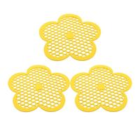 Alasum 3pcs Honey Bee Watering Station Tray Set, 5mm Thick Floating Bee Feeder Bowls for Beekeeping, Outdoor Garden Pollinator Water Dispenser, Butterfly Waterer Basin