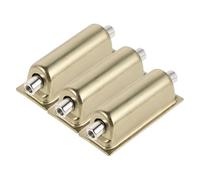 Alasum 3pcs Metal Drum Lugs Snare Drum Claw Hook with Lasting Durability Quick Installation Golden Finish
