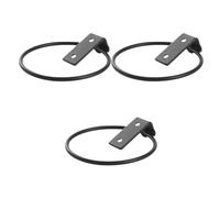 Alasum 3pcs Metal Flowerpot Bracket Wall Mounted Planter Tray with Iron Ring for Indoor Outdoor Use Easy Install with Screws Plant Pot Holders for Balcony Garden