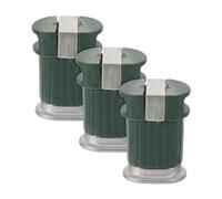 Alasum 3pcs Miniature Scene Model Trash Bins with Realistic Design Plastic Tiny Trash Can Models for Dollhouse Accessories Diorama Scene Props