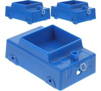 Alasum 3Pcs Plastic Mechanics Inclined Trolley Physics Experiment Teaching Equipment for Science Education and Newtonian Mechanics Demonstrations