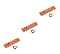 Alasum 3pcs Wooden Kazoo Boys and Girls Musical Instruments Kazoos for Preschoolers Educational Toys Smooth Surface and Membranes