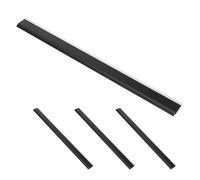 Alasum 4 Pcs Rubber Dustpan Edge Replacement Strips with Adaptive Design and Lightweight Material for Cleaning Tools, for Home Dustpan Lip Protector in Wiping and Cleaning