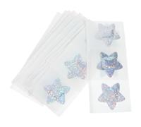 Alasum 40pcs Star-Shaped Bandages Breathable Adhesive Wound Patches with Glitter Decorative Design for Boys Portable Cartoon Wound Care Stickers