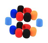 Alasum 45pcs Microphone Cover Mic Covers for Windscreen Protector Comfortable Fit for Ktv Dance Interviews Random Color