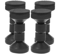 Alasum 4pcs Adjustable Headboard Stopper for Bed and Bookcase Plastic Material, Prevents Banging and Headboard Shake, Height Range 7.7-9cm, for Bed Frame Stabilization