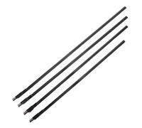 Alasum 4pcs Adjustable Steel Guitar Truss Rod for Electric Guitar Neck Straightener Two-way Truss Rod Adjustment Tool for Repair and Maintenance Fits