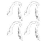 Alasum 4pcs Anti-Skid Nose Pads Eyeglass Nose Pads Silicone Prevent Slipping Reduce Burden Suitable for Single Hole Diameter 1mm Frame for Eyeglasses and Spectacles