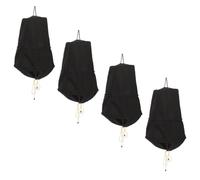 Alasum 4pcs Beekeeper Catch Bag with Mesh Swarming Cage, Portable Cloth Material, Easy Drawstring Closure, Single-handed Operation for Outdoor Honey and Swarms Collection