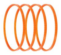 Alasum 4pcs Cotton Candy Maker Replacement Belts for Commercial Use, Reusable Sturdy Plastic Material, Lightweight Design, Suitable for Professional Cotton Candy Machines Repair