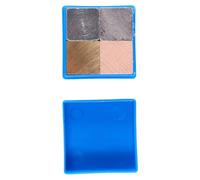 Alasum 4pcs Density Cubes Set 2cm Metal Blocks Including Aluminum Copper Iron Wood for Science Education with Flat and Smooth Surface, Easy Comparison, Storage Box Packaging