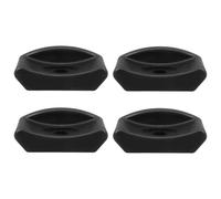 Alasum 4pcs Dumbbell Rack Shock Absorber Pads Rubber Insert Barbell Holder Protector Dampening Cushion for Home Gym Equipment Quiet Impact Resistance Easy Clean Compatible with Gym Racks