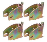 Alasum 4pcs E Track Wood Beam Socket Brackets in Aluminium Alloy for Heavy Duty Beam Support and Suitable for Temporary Or Permanent Frameworks and Coastal Environments